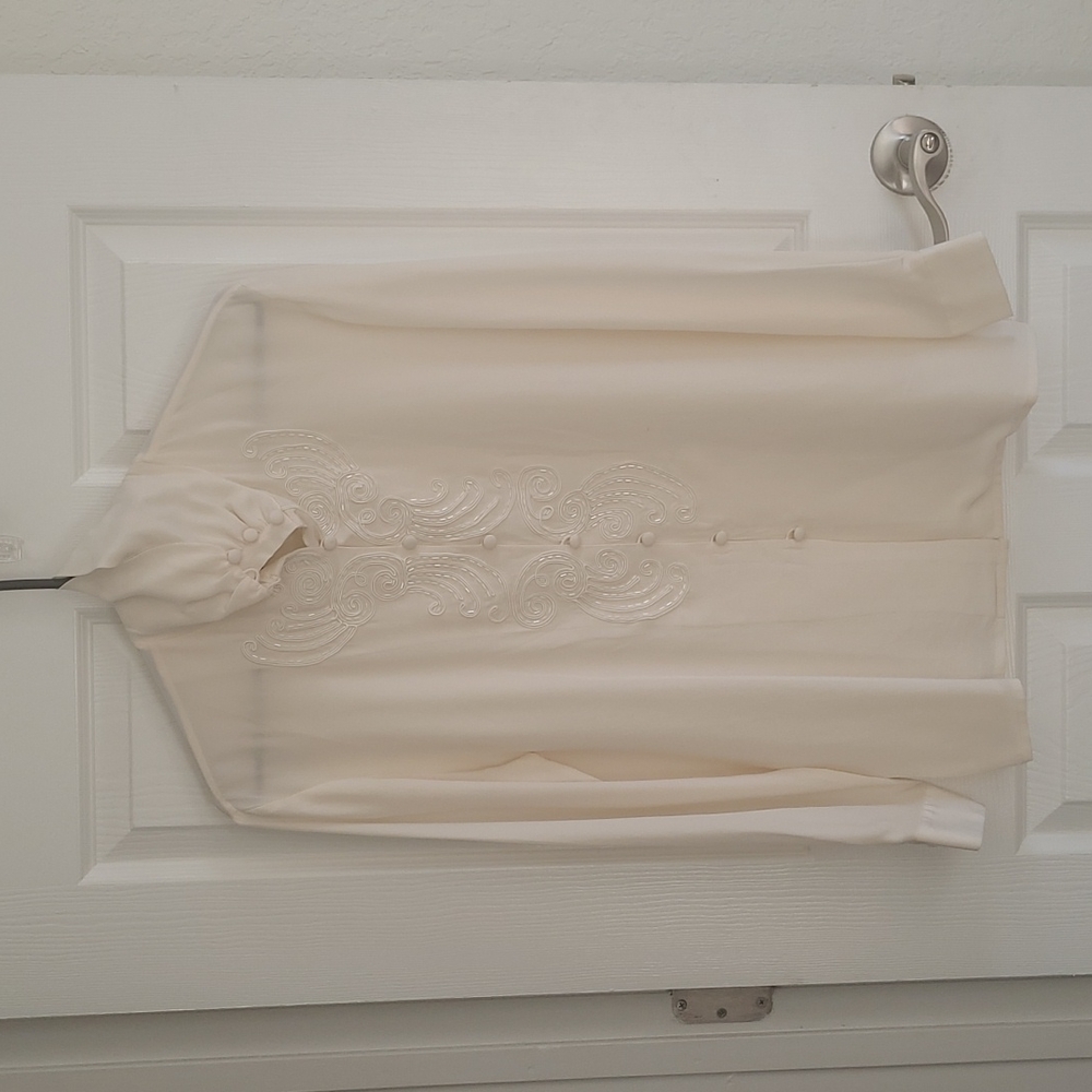 Vintage Silk Turtleneck Blouse
